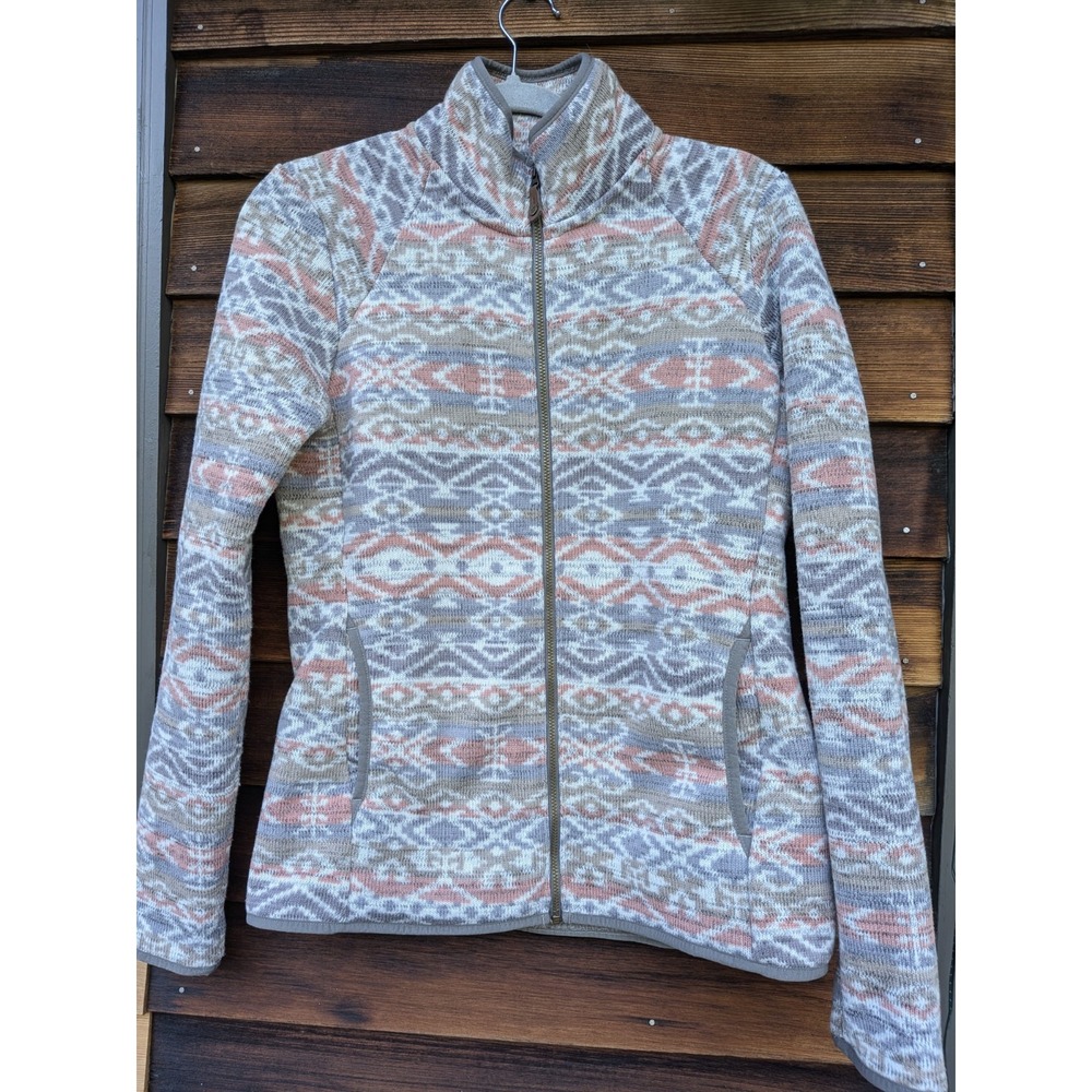 Sherpa Adventure Gear Full Zip Fleece Jacket Medium Aztec Southwest Hiking
